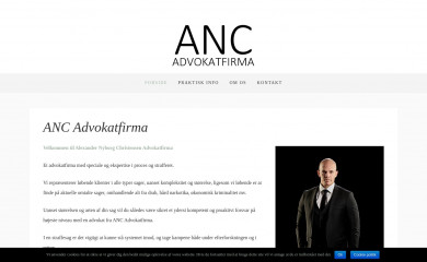 ancadvokatfirma.dk screenshot