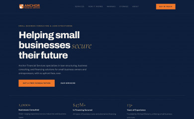 anchorfinancialsvc.com screenshot