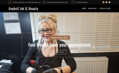 anabellinkbeauty.co.uk screenshot