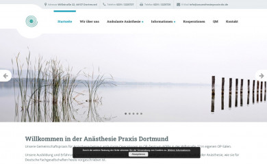 anaesthesiepraxis-do.de screenshot