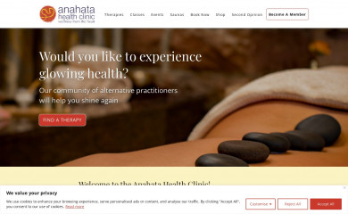 anahatahealth.co.uk screenshot