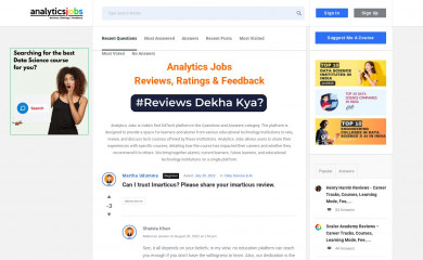 analyticsjobs.in screenshot