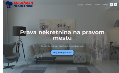 angazman-nekretnine.rs screenshot