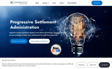 angeiongroup.com screenshot