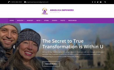 angelicaempowers.com screenshot