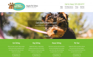 angelopetsitters.com screenshot