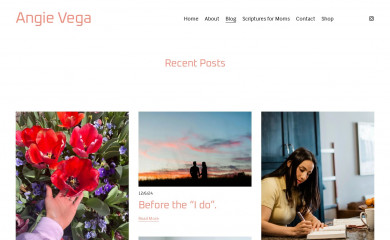 angievega.com screenshot