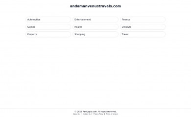 andamanvenustravels.com screenshot