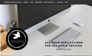 andeanie.co.uk screenshot