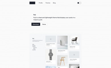 https://andersnoren.se/teman/koji-wordpress-theme/ screenshot