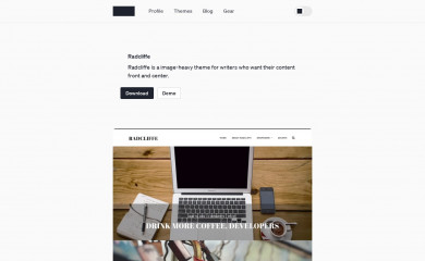 https://andersnoren.se/teman/radcliffe-wordpress-theme/ screenshot