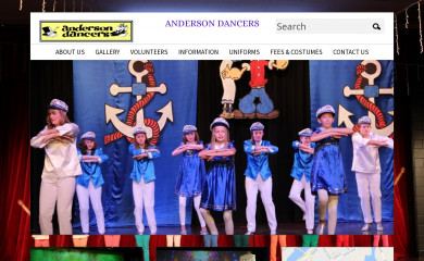 andersondancers.com.au screenshot