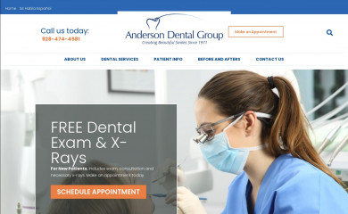 andersondentalonline.com screenshot