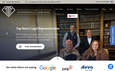 andersonleblanc.com screenshot