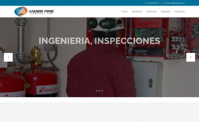 andesfire.cl screenshot