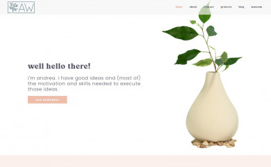 andreawhitmer.com screenshot