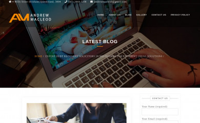 andrewmacleod.com.au screenshot