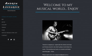 andrewlovegrove.com screenshot