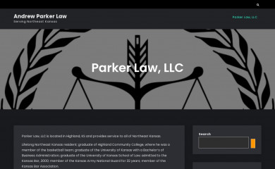 andrewparkerlaw.com screenshot