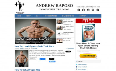 andrewraposo.com screenshot