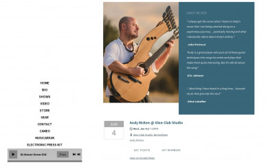 andymckee.com screenshot
