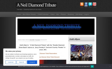 aneildiamondtribute.com screenshot