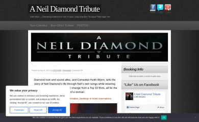 aneildiamondtribute.com screenshot