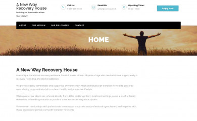 anewwayrecovery.org screenshot