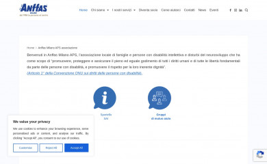 anffasmilano.it screenshot