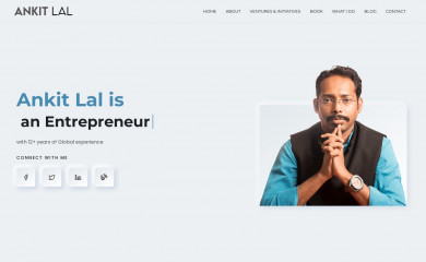 ankitlal.com screenshot