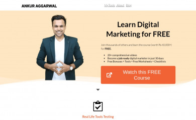 ankuraggarwal.in screenshot