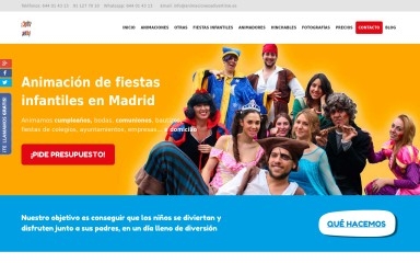 animacionesadivertirse.es screenshot