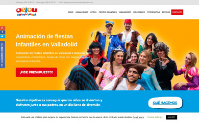 animacioninfantilvalladolid.com screenshot