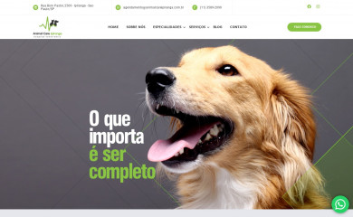 animalcareipiranga.com.br screenshot