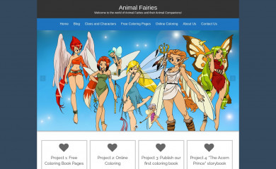 animalfairies.com screenshot