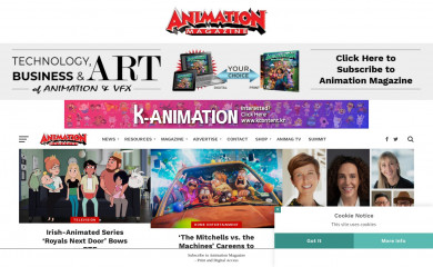 http://animationmagazine.net screenshot