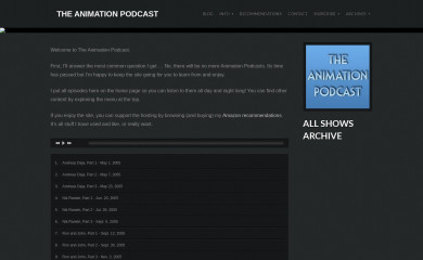 animationpodcast.com screenshot