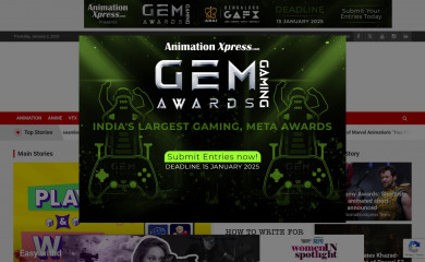 animationxpress.com screenshot