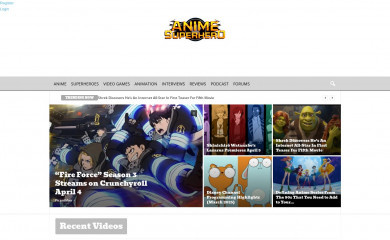 animesuperhero.com screenshot