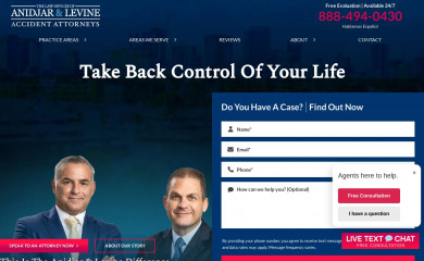 anidjarlevine.com screenshot