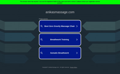 anikasmassage.com screenshot