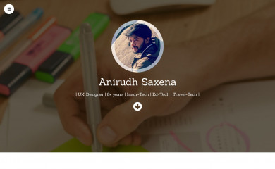 anirudhsaxena.com screenshot