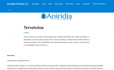 aniridia.fi screenshot