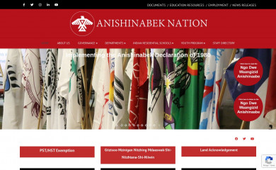 anishinabek.ca screenshot