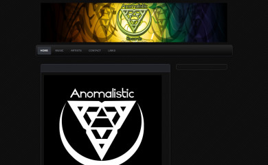 anomalisticrecords.com screenshot