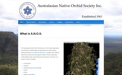 anos.org.au screenshot