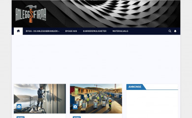 anleggsfirma.no screenshot