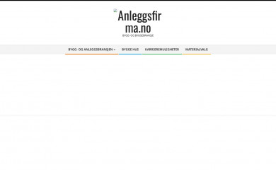 anleggsfirma.no screenshot