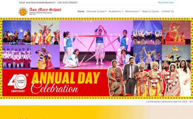 annmaryschool.com screenshot
