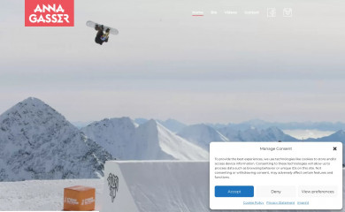 anna-gasser.com screenshot